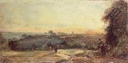John Constable Autumnal Sunset oil